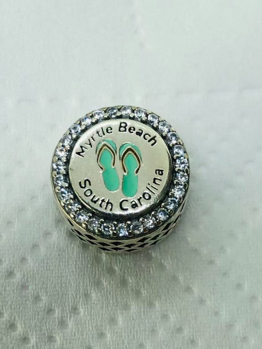 ✨ ✨ Pandora Myrtle Beach South Carolina Charm/ Beach turtle Bead Charm